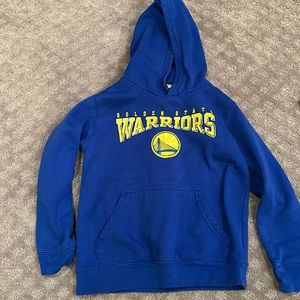 Golden State Warriors sweatshirt blue boys size 8 / Small